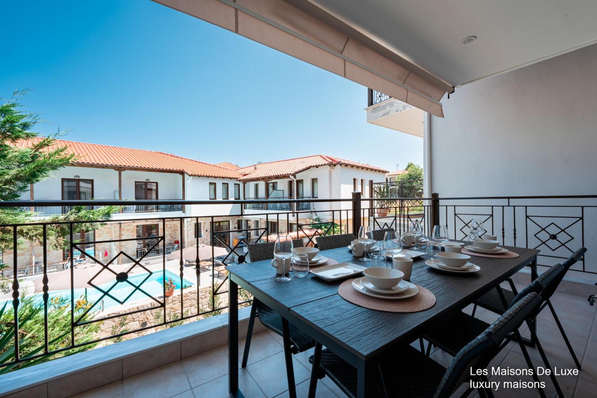 Les Maisons Deluxe By Rentalspro - Halkidiki Daire Afytos